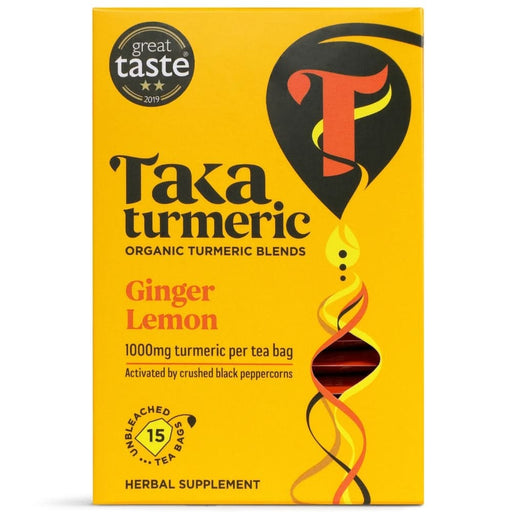 Taka Turmeric Organic Ginger Lemon Tea 15 Bags