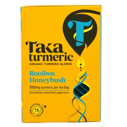 Taka Turmeric Organic Rooibos Honeybush Tea 15 Bags