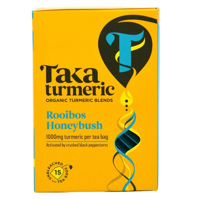 Taka Turmeric Organic Rooibos Honeybush Tea 15 Bags