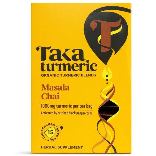 Taka Turmeric Organic Masala Chai Tea 15 Bags