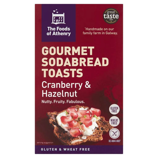 The Foods Of Athenry Cranberry & Hazelnut Toasts 110g