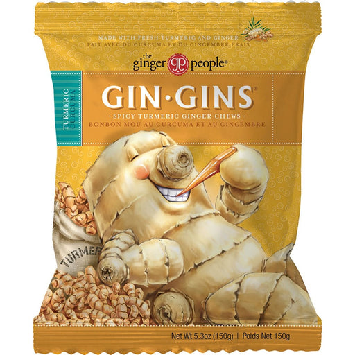 The Ginger People Gin Gins Spicy Turmeric Ginger 150g