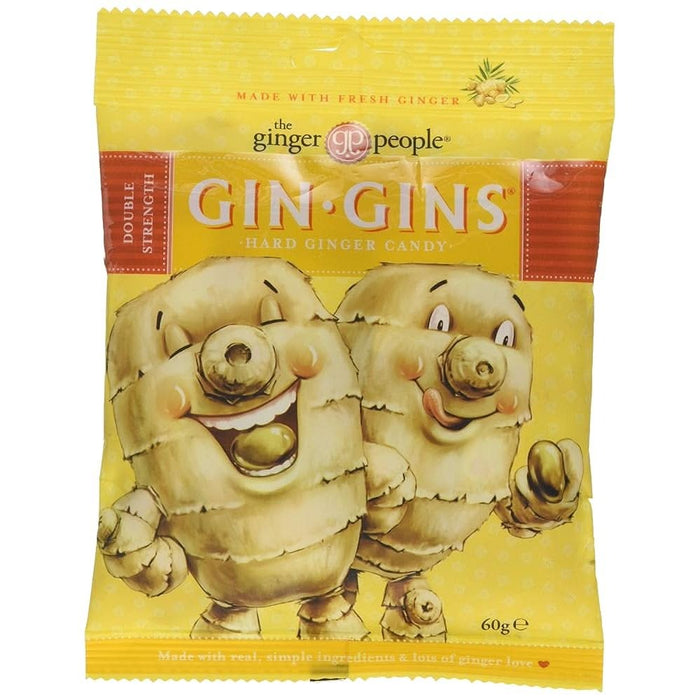 The Ginger People Gin Gins Hard Boiled Sweets 60g
