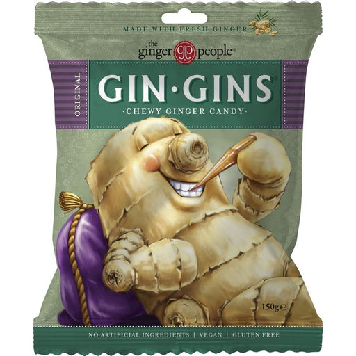 The Ginger People Gin Gins Chewy Candy 150g