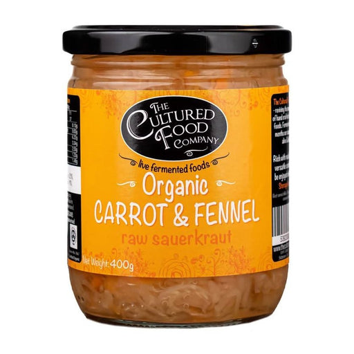The Cultured Food Company Carrot & Fennel Sauerkraut 400g