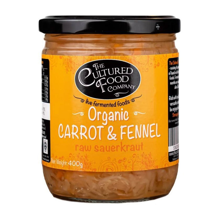 The Cultured Food Company Carrot & Fennel Sauerkraut 400g