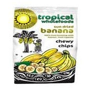 Tropical Wholefoods FT Organic Banana Chewy Chips 150g