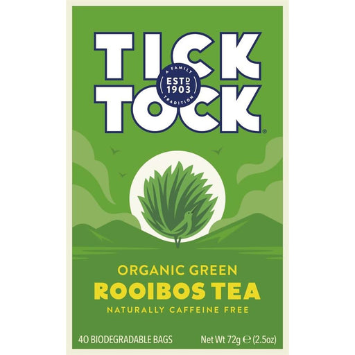 Tick Tock Rooibos Green Tea 40 Bags