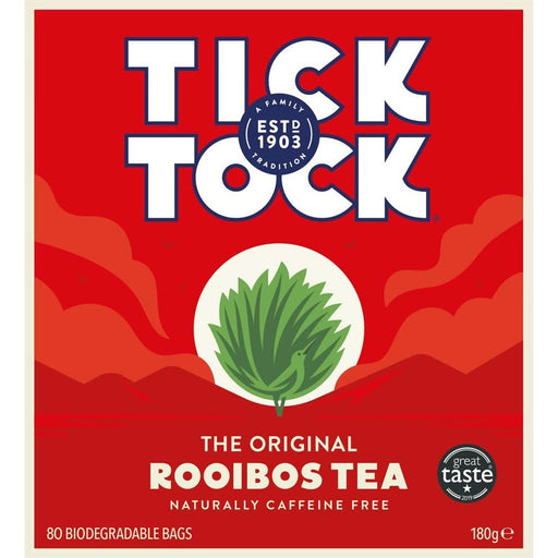 Tick Tock Rooibos Tea 80 Bags