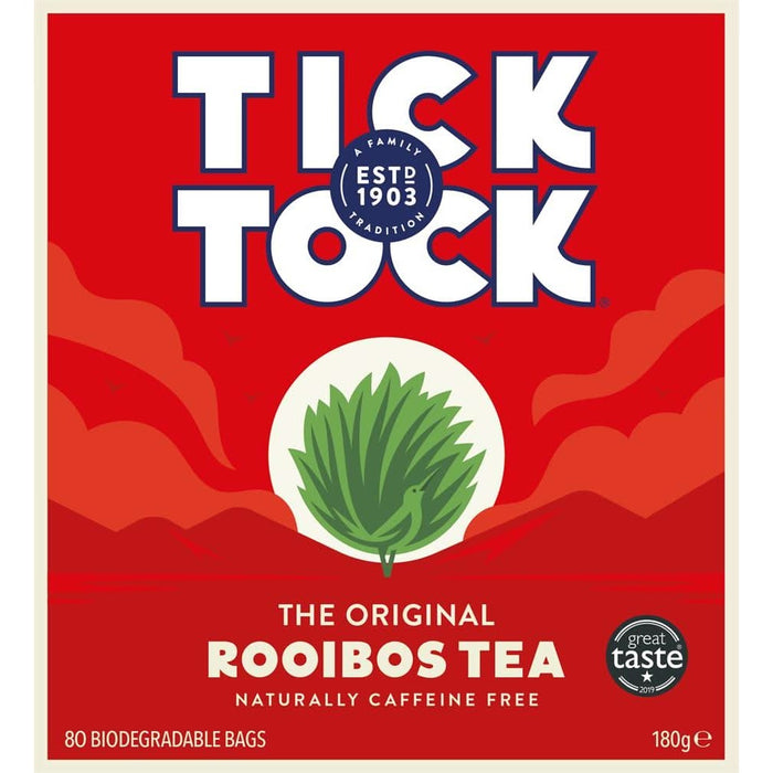 Tick Tock Rooibos Tea 80 Bags