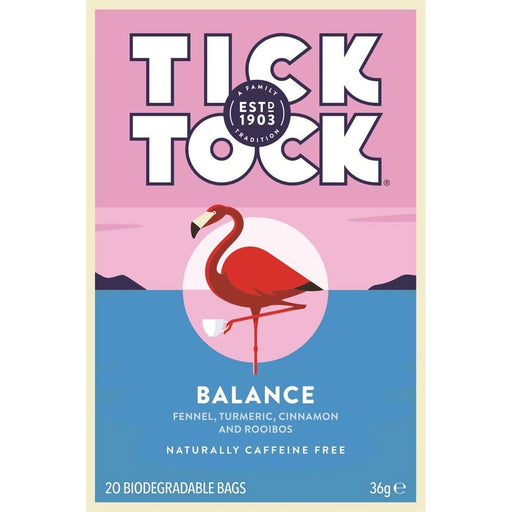 Tick Tock Wellbeing Balance Tea 20 Bags