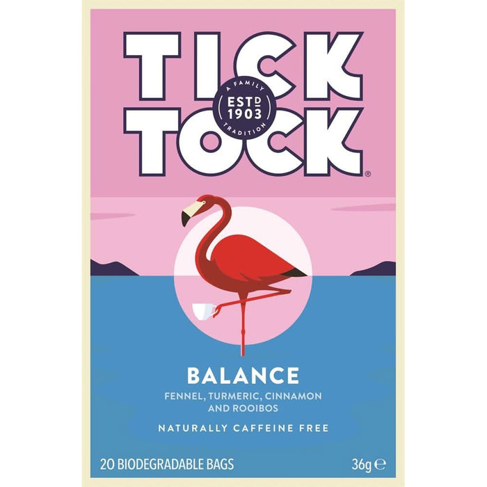 Tick Tock Wellbeing Balance Tea 20 Bags