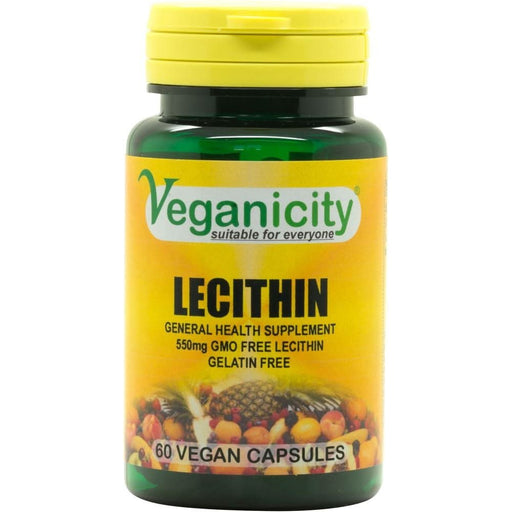 Veganicity Lecithin 550mg 60 Capsules