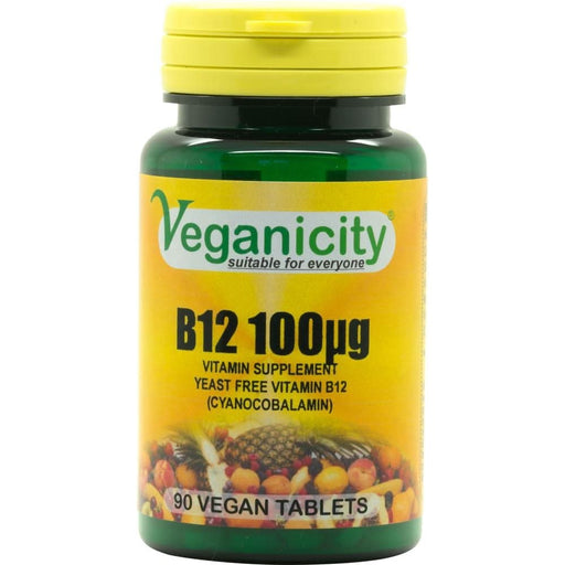 Veganicity Vitamin B12 100ug 90 Tablets