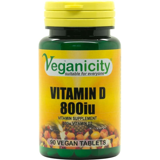 Veganicity Vitamin D 800iu 90 Tablets