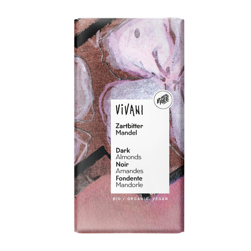 Vivani Dark with Almonds Chocolate 100g