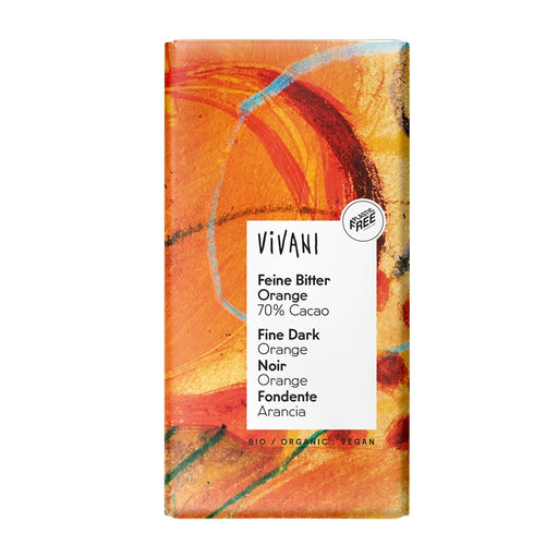 Vivani Fine Dark Orange 70% Chocolate 100g