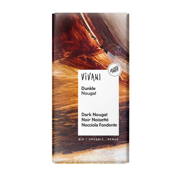 Vivani Dark Nougat Chocolate 80g