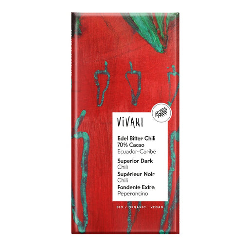 Vivani Superior Dark Chili 70% Ecuado 100g