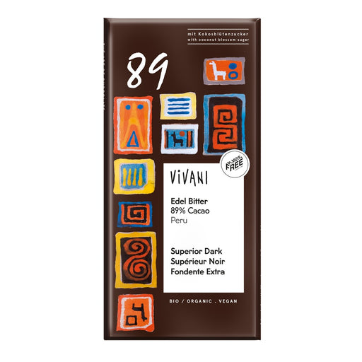 Vivani Superior Dark 89% Cacao Peru 80g