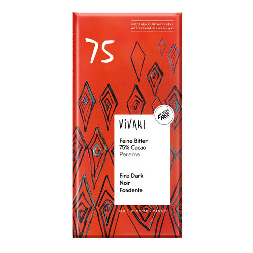 Vivani Fine Dark 75% Panama 80g