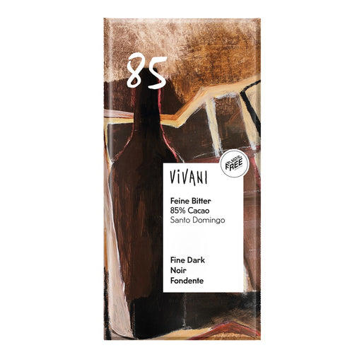 Vivani Dark Chocolate with 85% Cocoa 100g