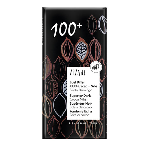 Vivani Superior Dark 100+ with cocoa 80g