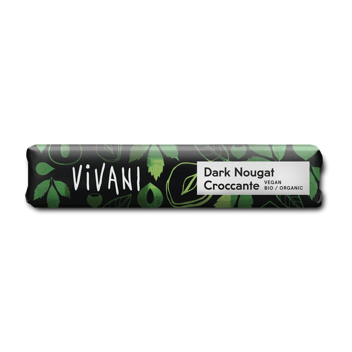 Vivani Dark Nougat Croccante 35g