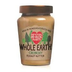 Whole Earth Hi-Oleic Crunchy Peanut Butter 340g
