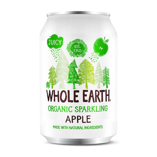 Whole Earth Org Light Sparkling Apple 330ml