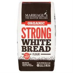 W H Marriage Organic Strong White Flour 1KG