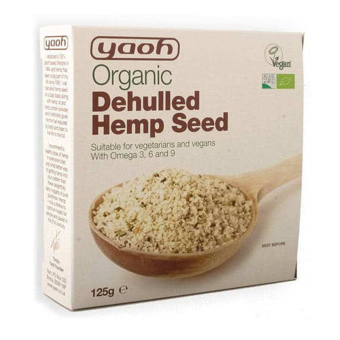 Yaoh Organic Hemp Seed Dehulled 125g