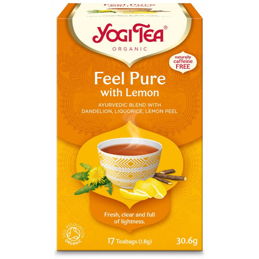 Yogi Feel Pure With Lemon Tea 17 Bags