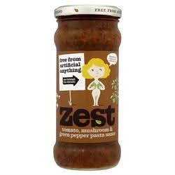 Zest Tom Mush G Pepper Pasta Sauce 340g