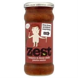 Zest Tom Fiery Chilli Pasta Sauce 340g