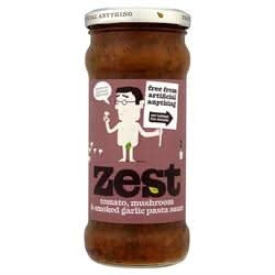 Zest Tomato Mushroom Garlic Pasta Sauce 340g