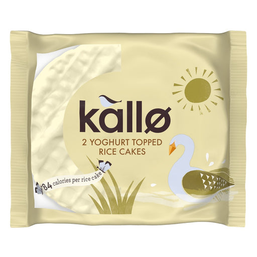 Kallo Yogurt Topped Rice Cakes 33g