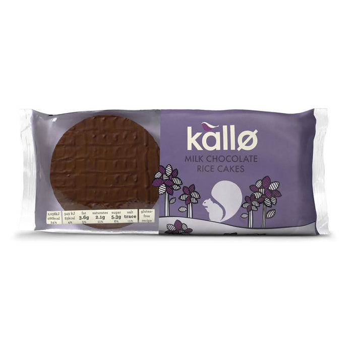 Kallo Kallo Milk Chocolate Rice Cake 100g