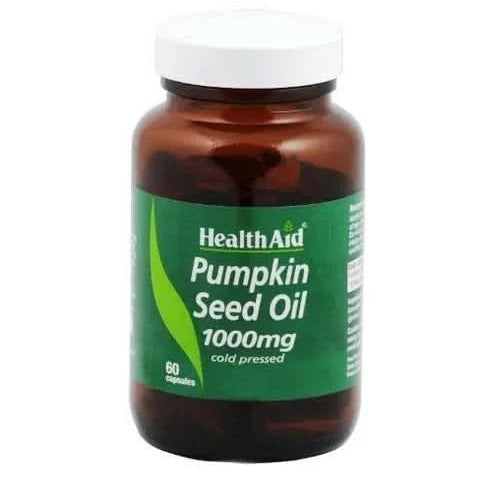 HealthAid Pumpkin Seed Oil 1000mg 60 Capsules