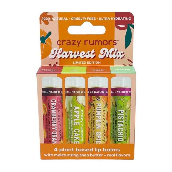 Crazy Rumors Harvest Mix - 4 lip balm set 17g