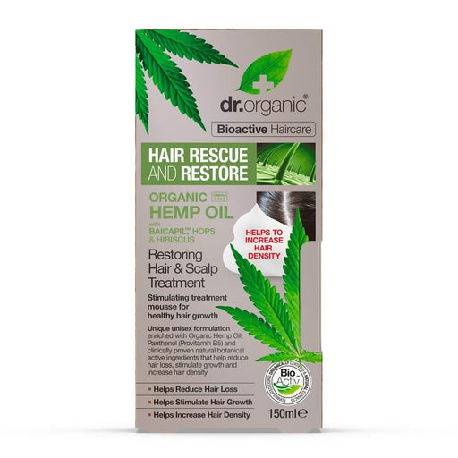 Dr Organic Hemp Oil Hair & Scalp Treatment 150ml