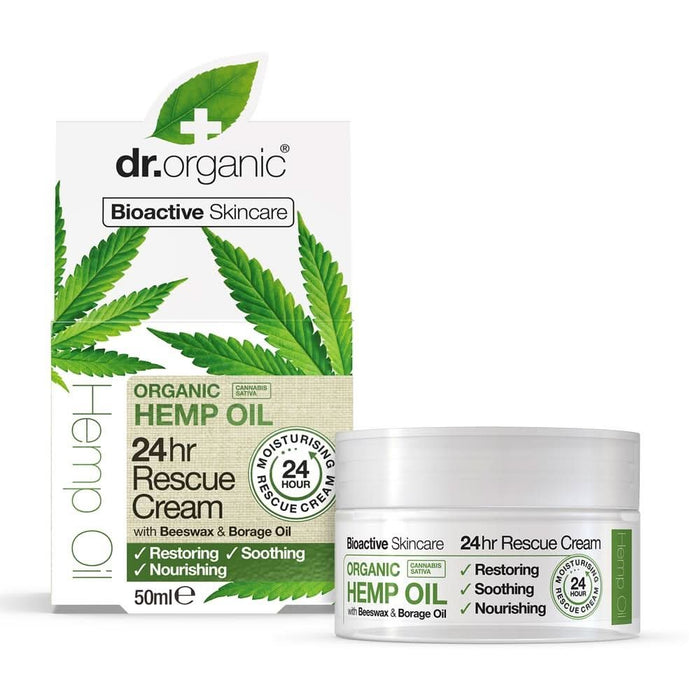Dr Organic Hemp Rescue Cream 50ml
