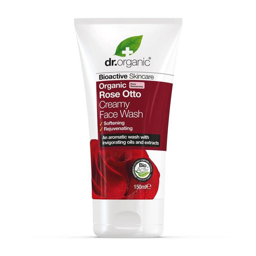 Dr Organic Rose Otto Face Wash 150ml