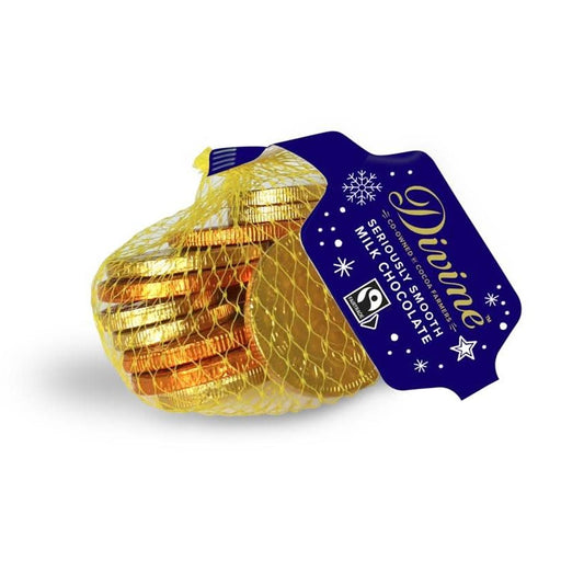 Divine Chocolate Fairtrade Milk Choc Coins 65g