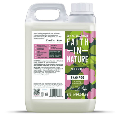 Faith in Nature Wild Rose Shampoo 2.5L