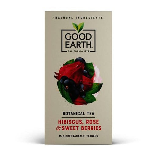 Good Earth Hibiscus, Rose & Sweet Berries Tea 15 Bags