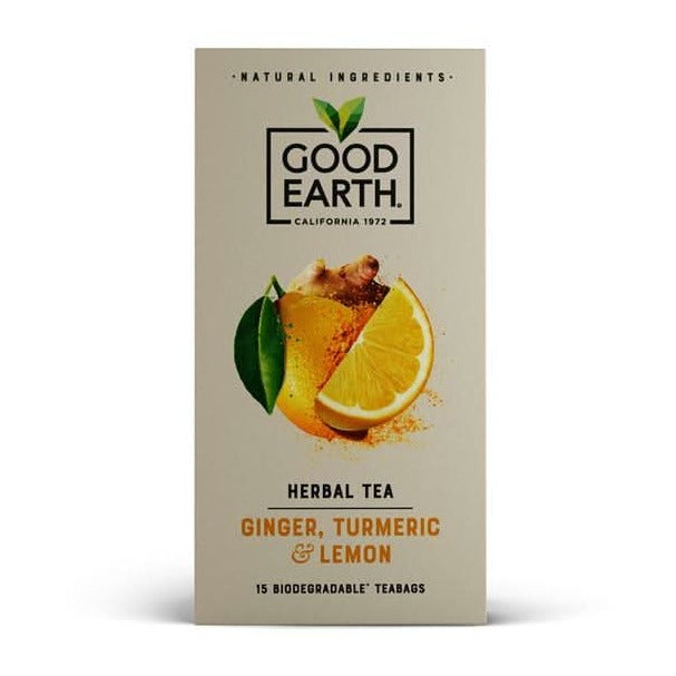 Good Earth Lemon, Ginger & Turmeric Tea 15 Bags