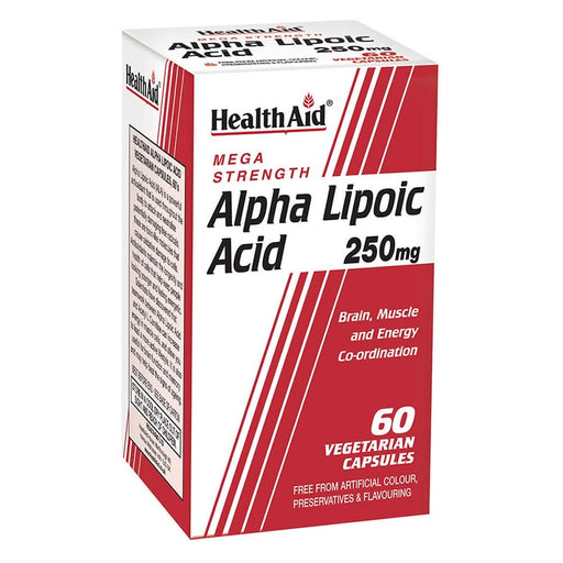 HealthAid Alpha Lipoic Acid 250mg 60 Capsules