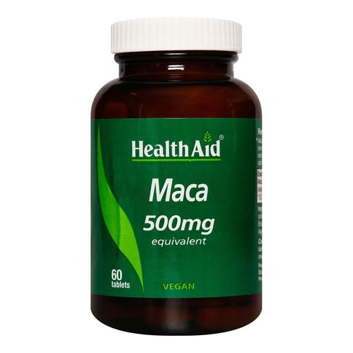 HealthAid Maca 500mg Equivalent 60 Tablets