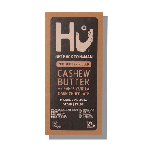 Hu Cashew and Orange Dark Bar 60g
